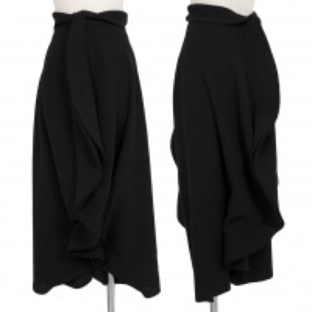 Vintage Comme des garcons aw2002 wool circle skirt